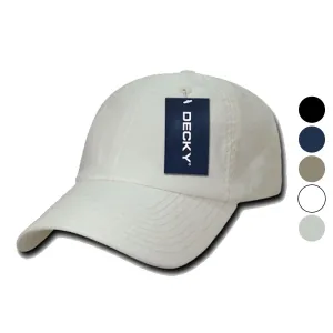 1 Dozen Decky Washed Cotton Polo Style Flex Fitted Baseball Hats Caps Wholesale Lots