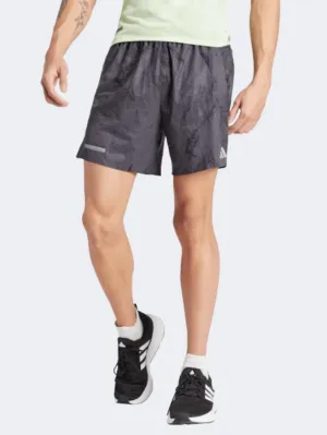 Adidas Ultimate Men Running Short Carbon/Black