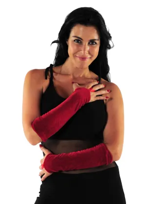 Belly Dance Velvet Gloves