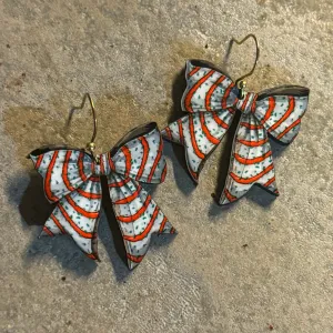 Christmas Cake-inspired Coquette Earrings