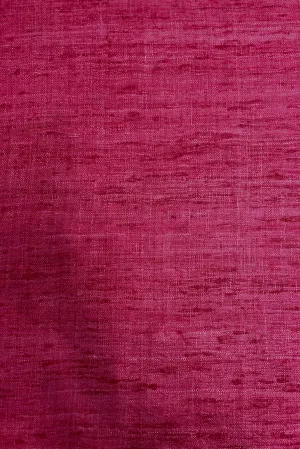 Claret Red Silk Tussah