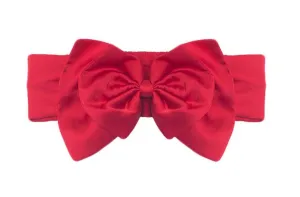 Isobella and Chloe Baby Girls Sweet Scarlett Red Bow Headband