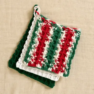 Lily Crochet Waffle Kitchen Cloth