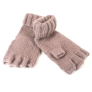 Marlow Fingerless Gloves Blush WorldFinds