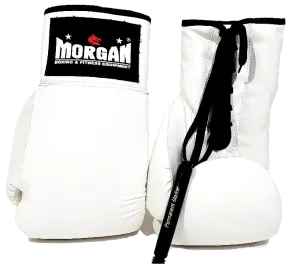 MORGAN P.U LACE UP AUTOGRAPH GLOVES (10oz)