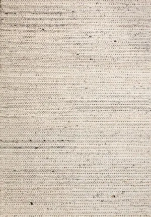 Ola Braid 225 x 155 cm New Zealand Wool Rug - Speckled Grey