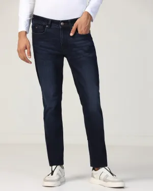 Slim Comfort Buff Fit Indigo Blue Jeans - Kenji