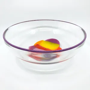 Storm Bowl in Purple and Red by Jaan Andres